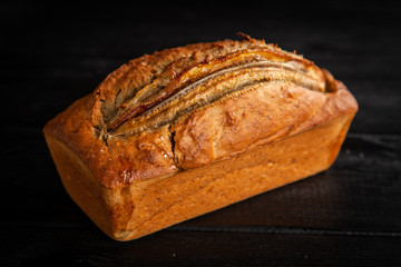 Homemade banana bread