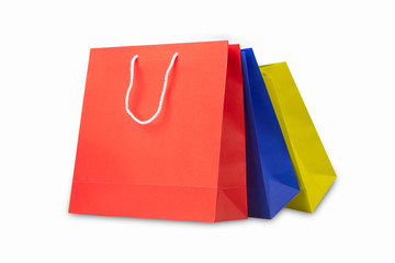 shopping bag  and copy space for plain text or product