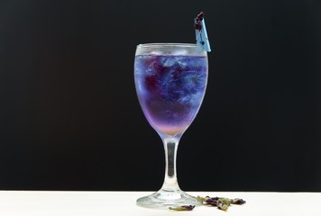 butterfly pea juice