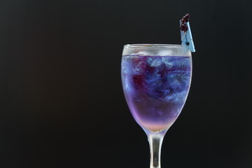 butterfly pea juice