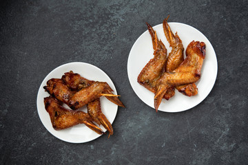 grilled chicken bbq Thai street food style with 