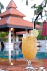 fresh passion fruit juice