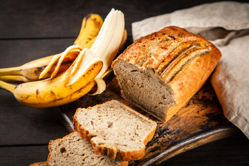 Homemade banana bread