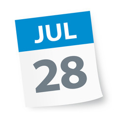 July 28 - Calendar Icon