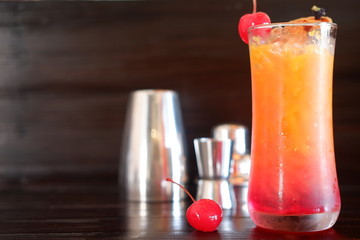 screwdriver cocktail and drink background