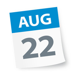 August 22 - Calendar Icon