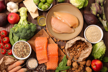 mixed health food