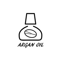 Argan Oil Icon.