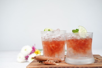 vodka cocktail with coke
