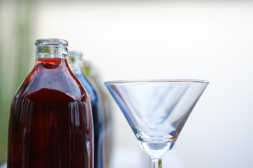 colorful classic martini and cocktails background
