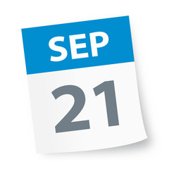 September 21 - Calendar Icon
