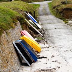 barque coloré