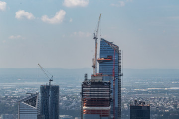 gratte ciel en construction