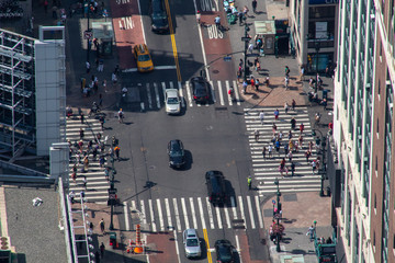 croisement d'avenue 