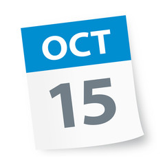 October 15 - Calendar Icon