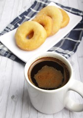 Coffee and donuts