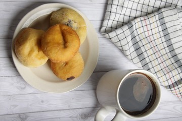 coffee and breads