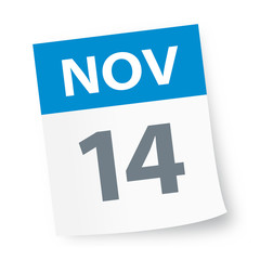 November 14 - Calendar Icon