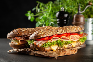 Classic BLT sandwiches