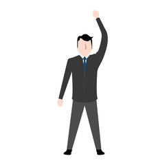 Isolated businessman icon image. Vector illustration design
