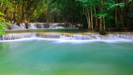 huaimae khamin waterfall srisawat district  karnchanaburi thailand