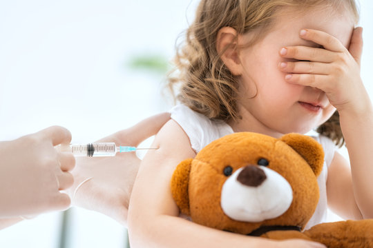 Vaccination To A Child