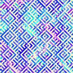 Geometric abstract pattern in low poly pixel art style. Vector image.