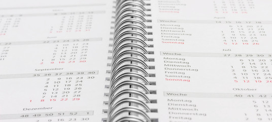 Obraz premium Termin - Terminplanung - Erinnerungen