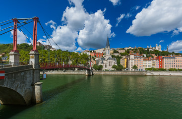 Obraz premium Old town of Lyon - France