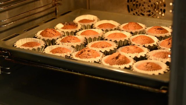 Chocolate muffins. Chocolate cupcakes. Dessert. Sweets. Homemade sweets. Homemade muffins.