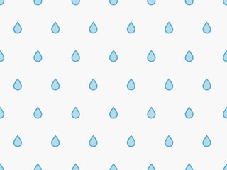 Drops Pattern. Endless Background. Seamless