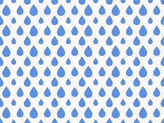Drops Pattern. Endless Background. Seamless