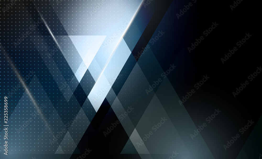 Fototapete vector abstract geometric background with triangle shape