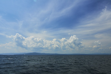 Sailboat on lake Champlain 060