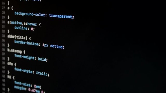 CSS Web Page Style Code Scrolling