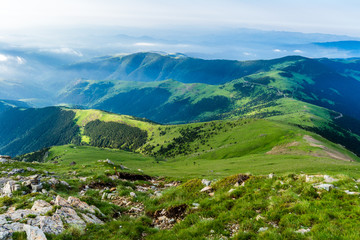 Fototapeta premium Hiking in the mountains (Catalan Pyrenees, Catalonia, Spain)