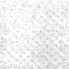 Grunge Texture on White Background, Abstract Dotted Vector, Halftone Dust Monochrome Design