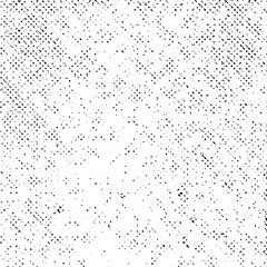 Grunge Texture on White Background, Abstract Dotted Vector, Halftone Grungy Design