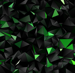 Obraz premium Triangular 3d, modern background