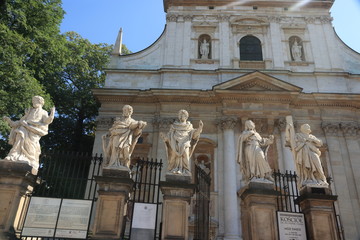 Fototapeta premium Cracovia, Chiesa dei Santi Pietro e Paolo