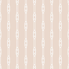 Geometric seamless pattern. Chain, lace