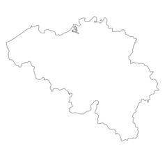 Map of Belgium