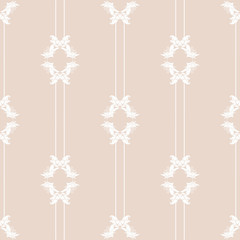 Geometric seamless pattern. Flower