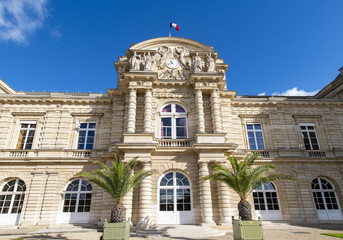 French Senate at Jardin du Luxembourg, Paris, France