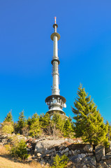 Naklejka premium Ochsenkopf im Fichtelgebirge im Sommer