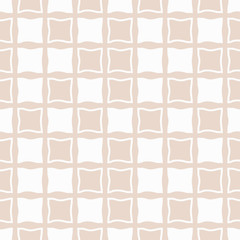 Geometric seamless pattern. Square with uneven edges
