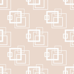 Geometric seamless pattern. Square