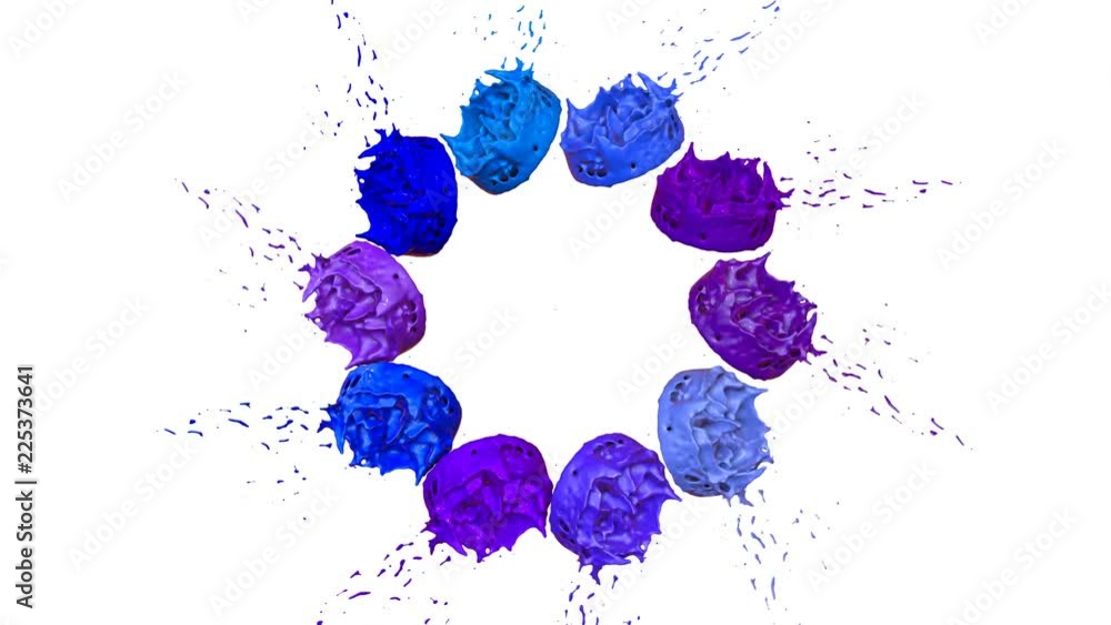 Poster 3d render of liquid splash on jar like paint on sound speaker. colorful 3d composition with dancing 