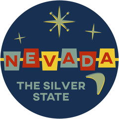 nevada: the silver state | digital badge