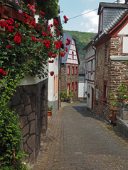 Gasse in der Altstadt von Bremm an der Mosel